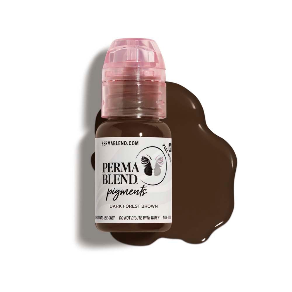 Perma Blend Dark Forest Brown Tattoo Pigment - Professional Tattoo Ink for Artists | Perfect for Realism, Shading & Cover-Ups