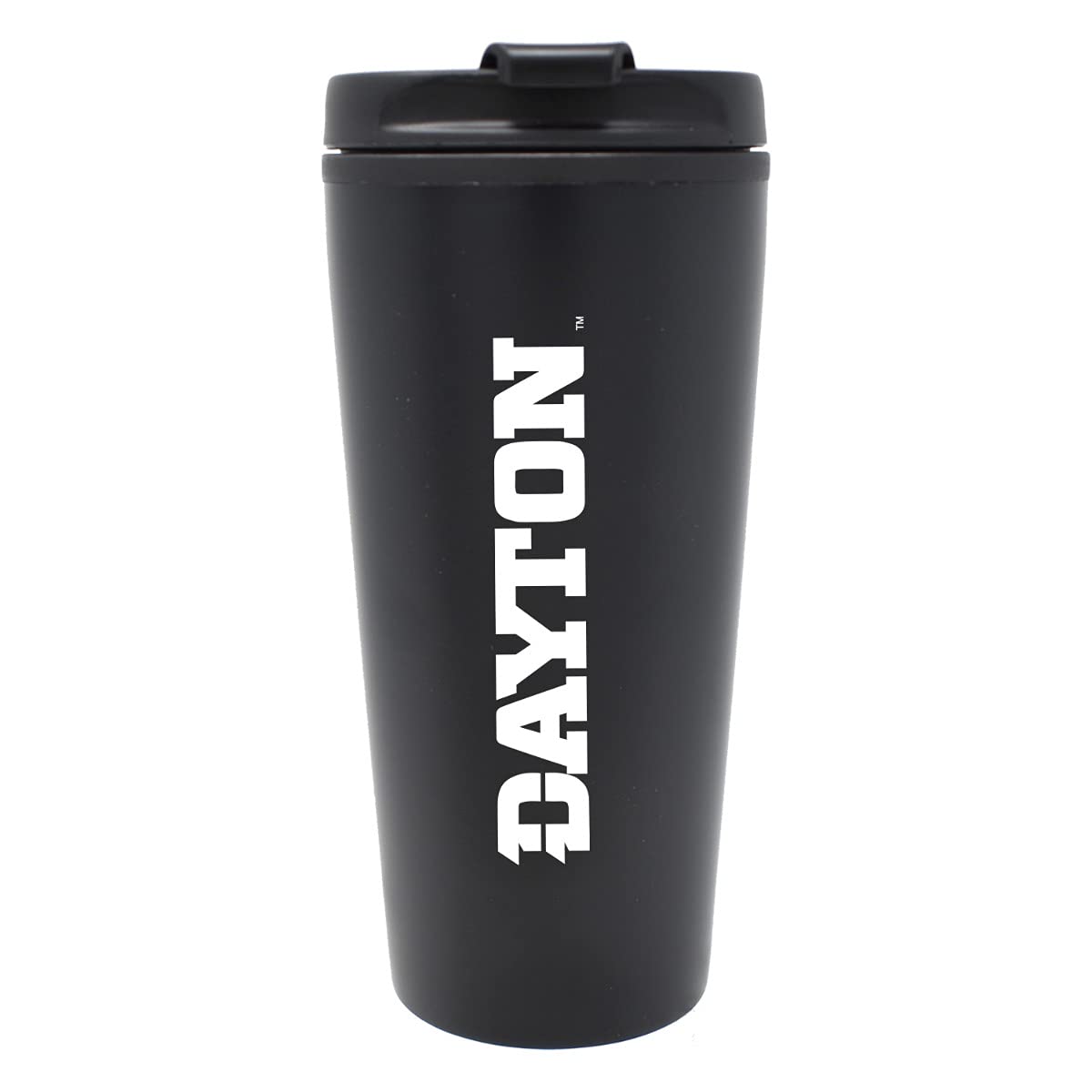 16 oz Insulated Stainless Steel Tumbler with Lid & Straw - Dayton Flyers Logo - Leakproof Travel Mug for Coffee, Tea & Cold Drinks - Perfect for Office, Gym, Camping & Outdoor Activities