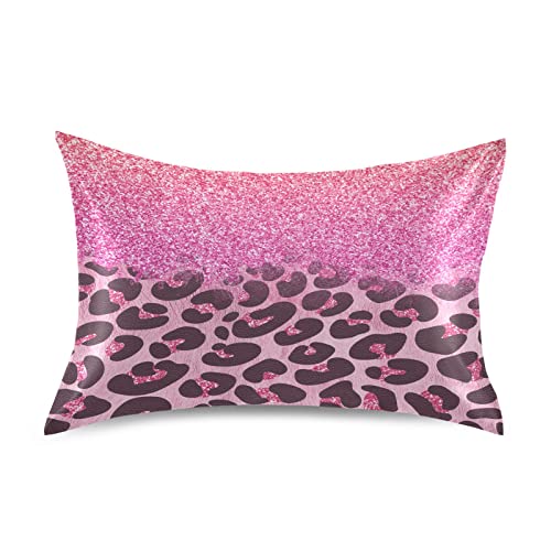 Pink Glitters Leopard Prints