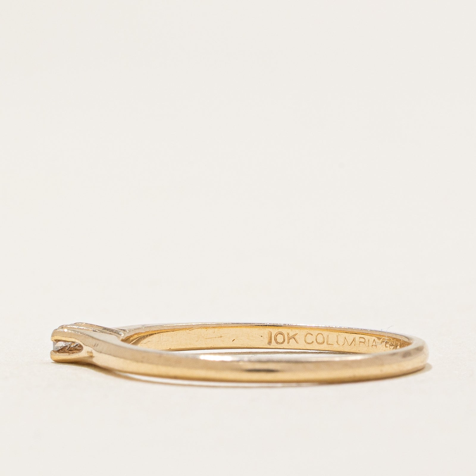0.02ctw Two Stone Diamond Wedding Band Ring - Size 6.25 | Elegant & Durable for Engagement, Anniversary & Everyday Wear