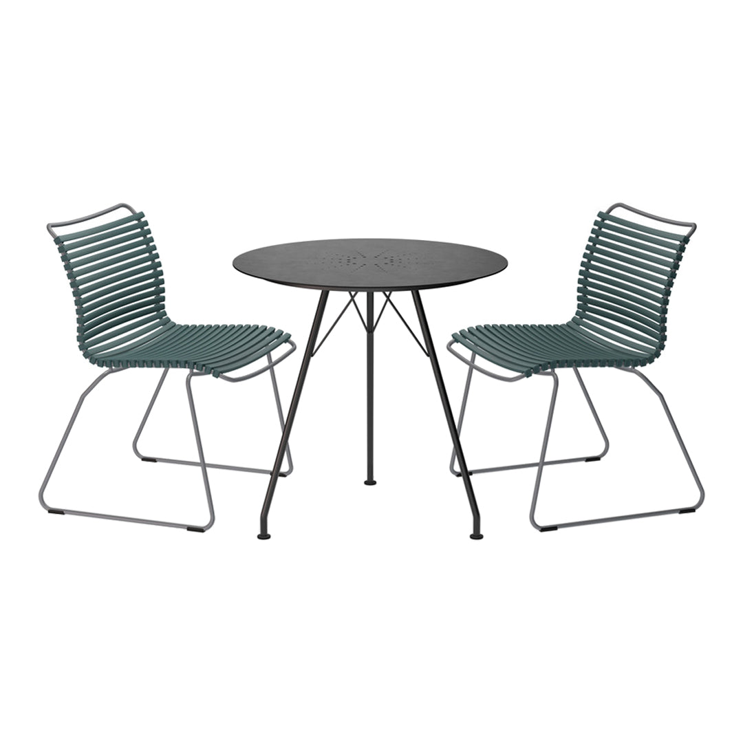 Outdoor Cafe Table - Weather-Resistant Round Bistro Table for Patio, Garden, and Restaurant Use - Perfect for Dining, Relaxing, and Entertaining Outdoors