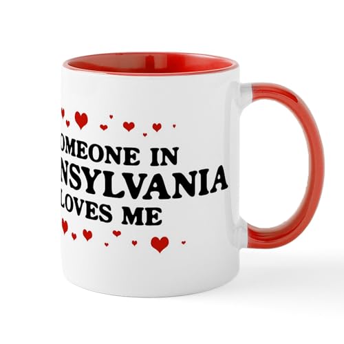 White/Red Inside - Loves Me In Pennsylvania Mug