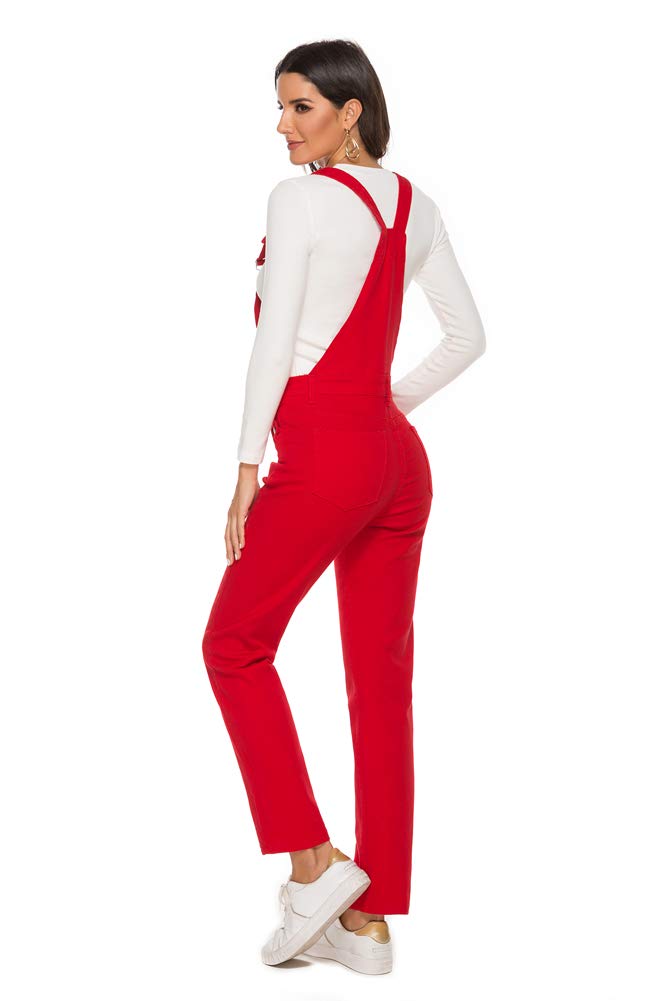 AvaCostume Women's Classic Adjustable Strap Denim Overalls - Vintage Style Jumpsuit for Casual Outfits, Workwear & Fashion Trends