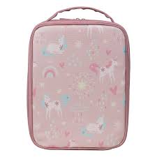 b.box Flexi Insulated Lunch Bag for Kids - Unicorn Dreams Design | Leakproof & Thermal Insulated Lunch Box for School, Work & Picnics | BPA-Free & Easy to Clean