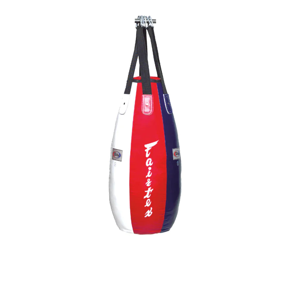 Fairtex HB4 Muay Thai Tear Drop Heavy Punching Bag - Unfilled for MMA, Kickboxing & Home Gym Training