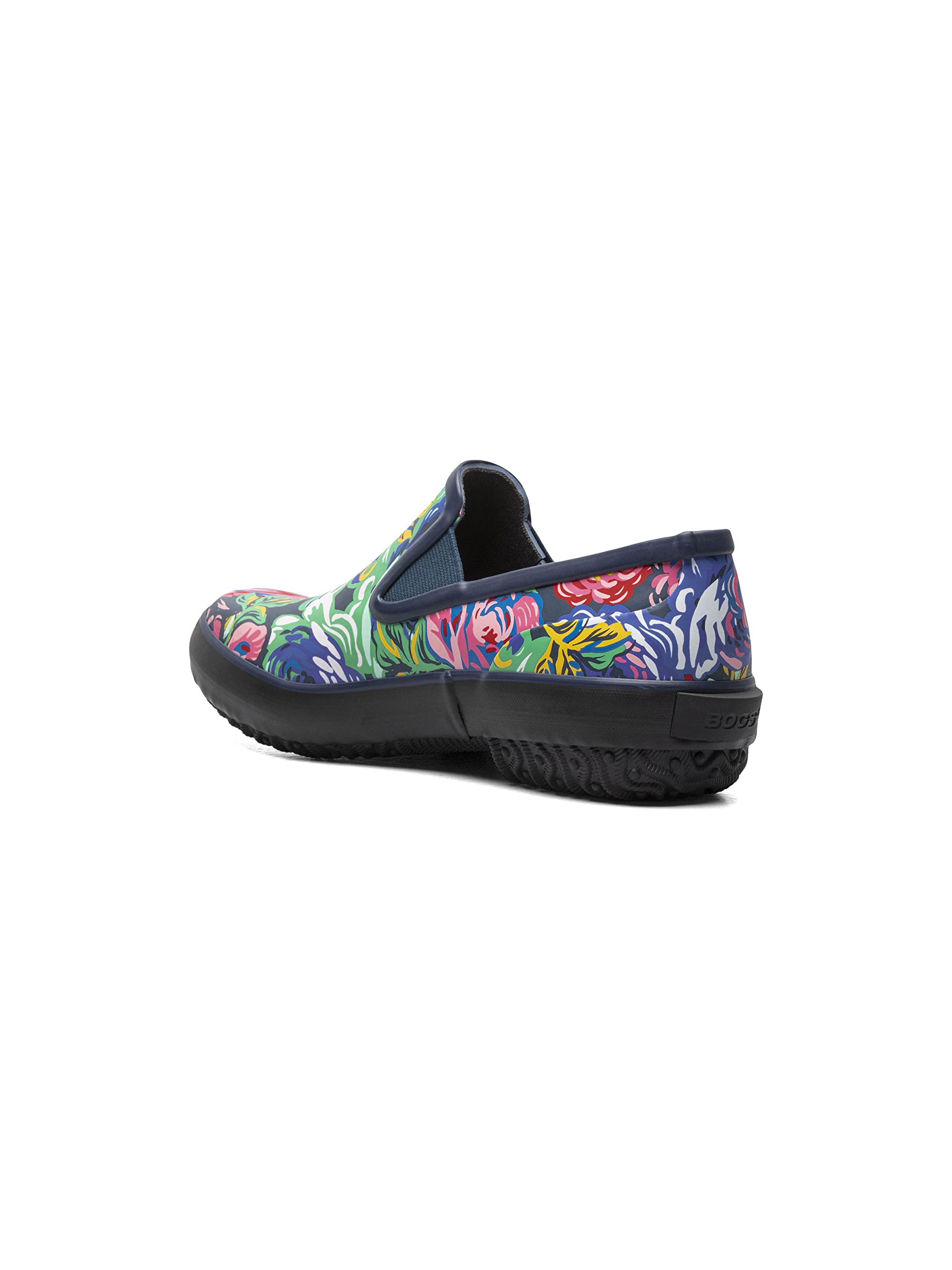 BOGS Women's Patch Slip-On Rose Garden Clog - Waterproof Garden Shoes for Women, Comfortable Slip Resistant Outdoor Clogs - Perfect for Gardening, Farming, and Outdoor Activities