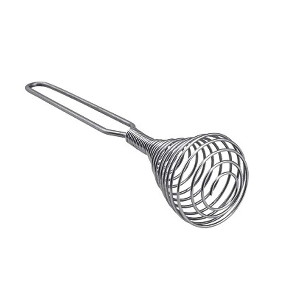 **Spiral Manual Egg Beater - Portable Hand Whisk for Milk, Coffee, Shakes & Baking | Kitchen Gadget for Home & Professional Use**    *(Use for frothing milk, mixing drinks, whipping eggs, baking desserts, and more!)*