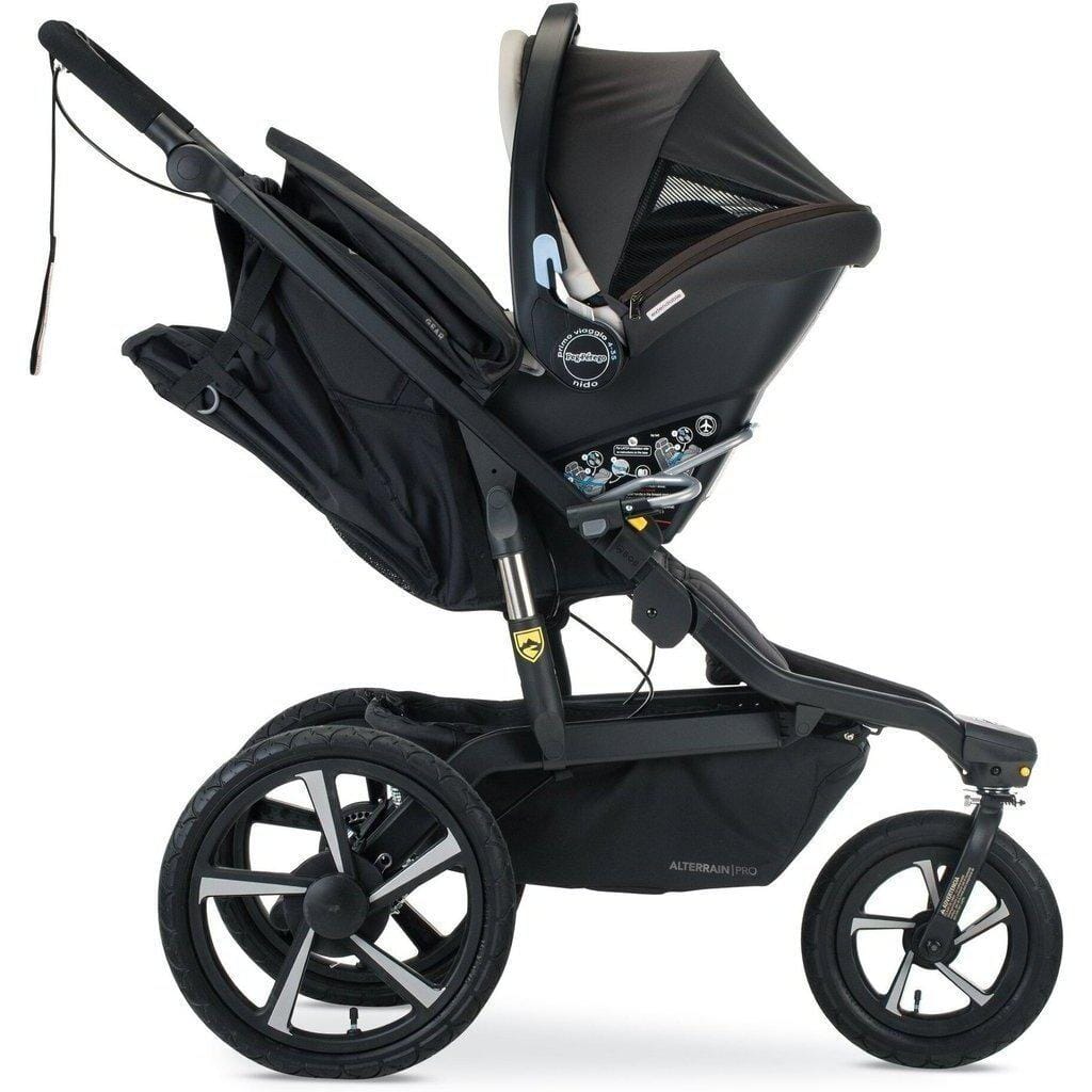 BOB Infant Car Seat Adapter for Single Strollers - Compatible with Peg Perego (2016-Present) | Safe & Easy Installation for Newborn Travel | Perfect for Shopping, Traveling & Daily Outings