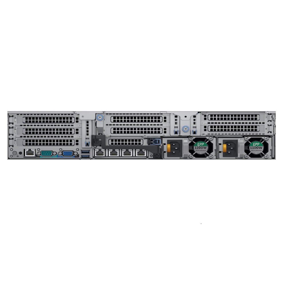 Refurbished Dell PowerEdge R740 Server - 2x Intel Xeon Gold 6136 12-Core 3.0GHz, 16GB RAM, 8x 600GB 10K SAS HDDs, H330 RAID, 8x 2.5