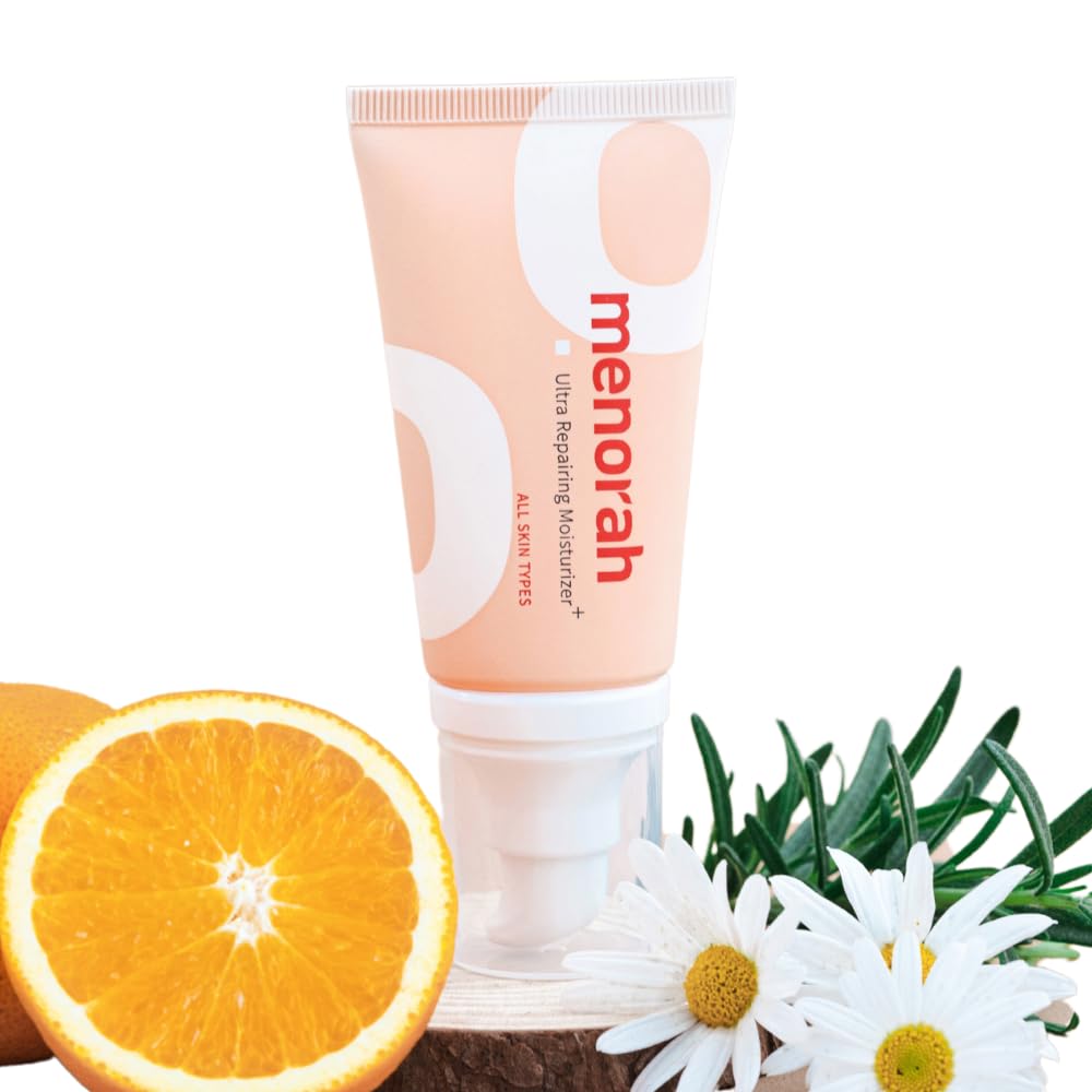 Menorah Skincare Ultra Repairing Moisturizer+ for Face & Body - 12HR Hydration Cream for Dry Skin, Scars, Stretch Marks & Uneven Skin Tone | Intense Moisturizing Treatment for Day & Night Use | Perfect for Winter Care & Post-Treatment Skin Recovery