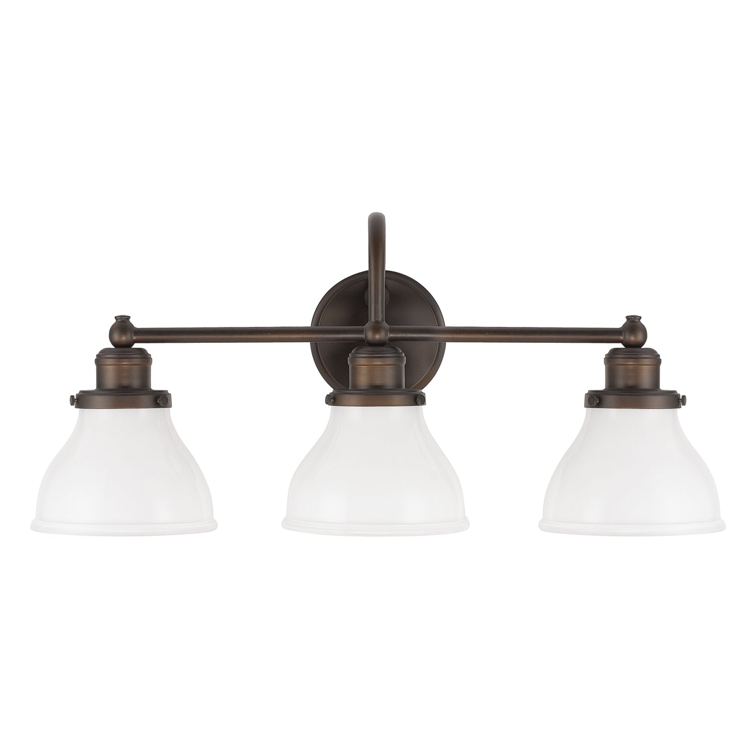 Capital Lighting Three Light Vanity - Modern Bathroom Vanity Lights with Adjustable Arms, Brushed Nickel Finish - Perfect for Bathroom, Powder Room, and Dressing Area Makeup Lighting