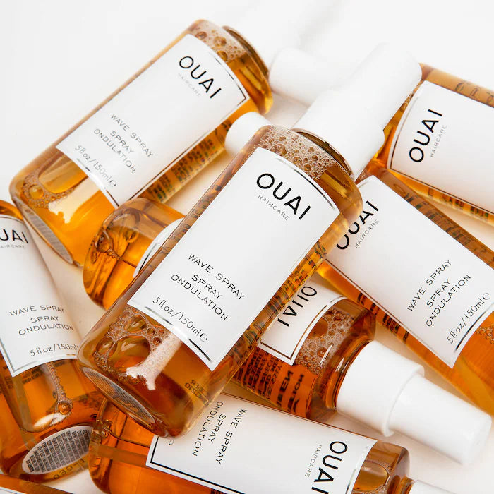 OUAI Wave Spray - Texturizing Hair Spray for Beachy Waves & Volume | Lightweight Hold for Natural-Looking Waves | Perfect for Everyday Styling & Special Occasions