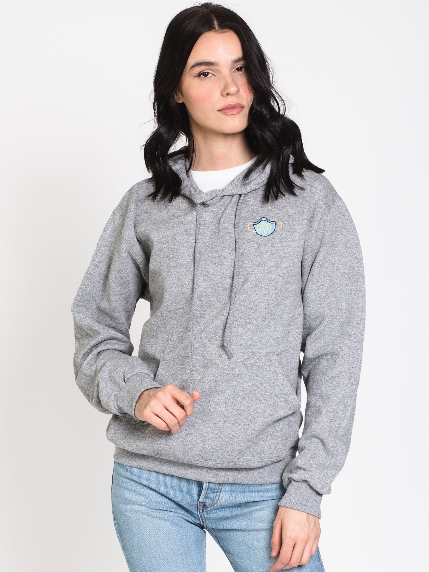 Class of 2020 Embroidered Hoodie - Gray - Graduation Apparel for Men & Women - Perfect for Alumni Events, School Reunions & Casual Wear