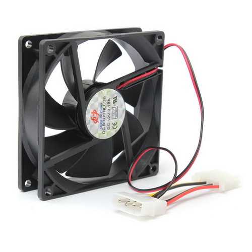 12V 4-Pin PC CPU Cooling Fan 90x90x25mm - Ultra Quiet Computer Case Fan for Desktop, Gaming PC & Workstation Cooling