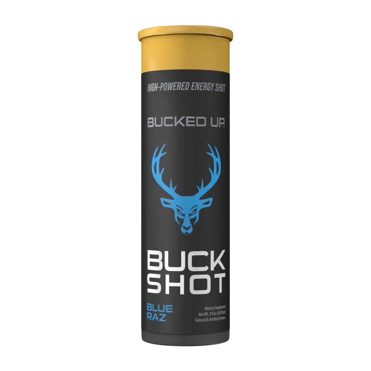 Bucked Up Buck Shot Energy Drink - 12 Pack (59ml Each) | Pre-Workout & Focus Booster for Gym, Study & Daily Energy