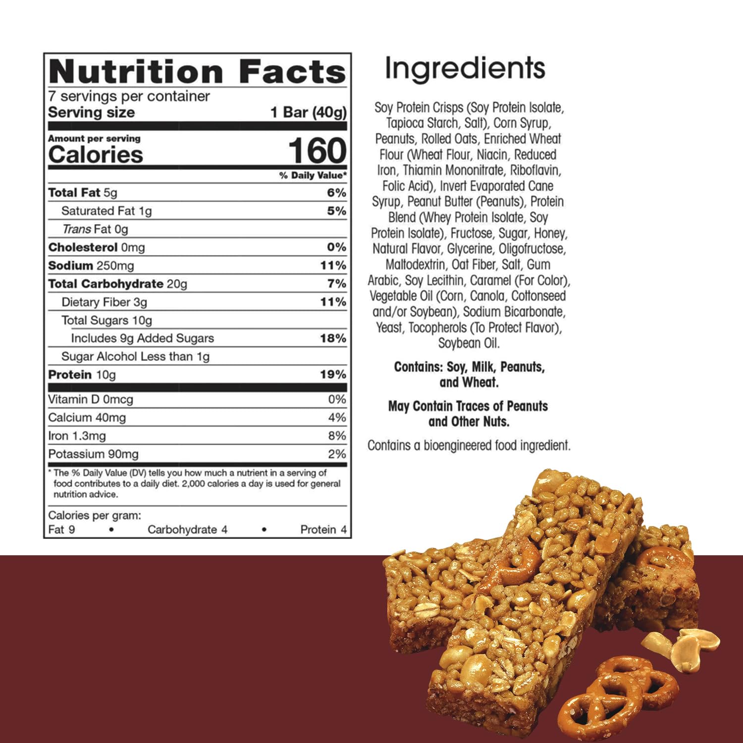BestMed High Protein Snack Bars - Low Carb, 10g Protein, Low Sugar, Low Calorie Keto Friendly Bars for Weight Loss & Energy Boost - Sweet & Salty Peanut Flavor (2 Boxes, 14 Count) - Perfect for Gym, Hiking, Office Snacks & On-the-Go Nutrition