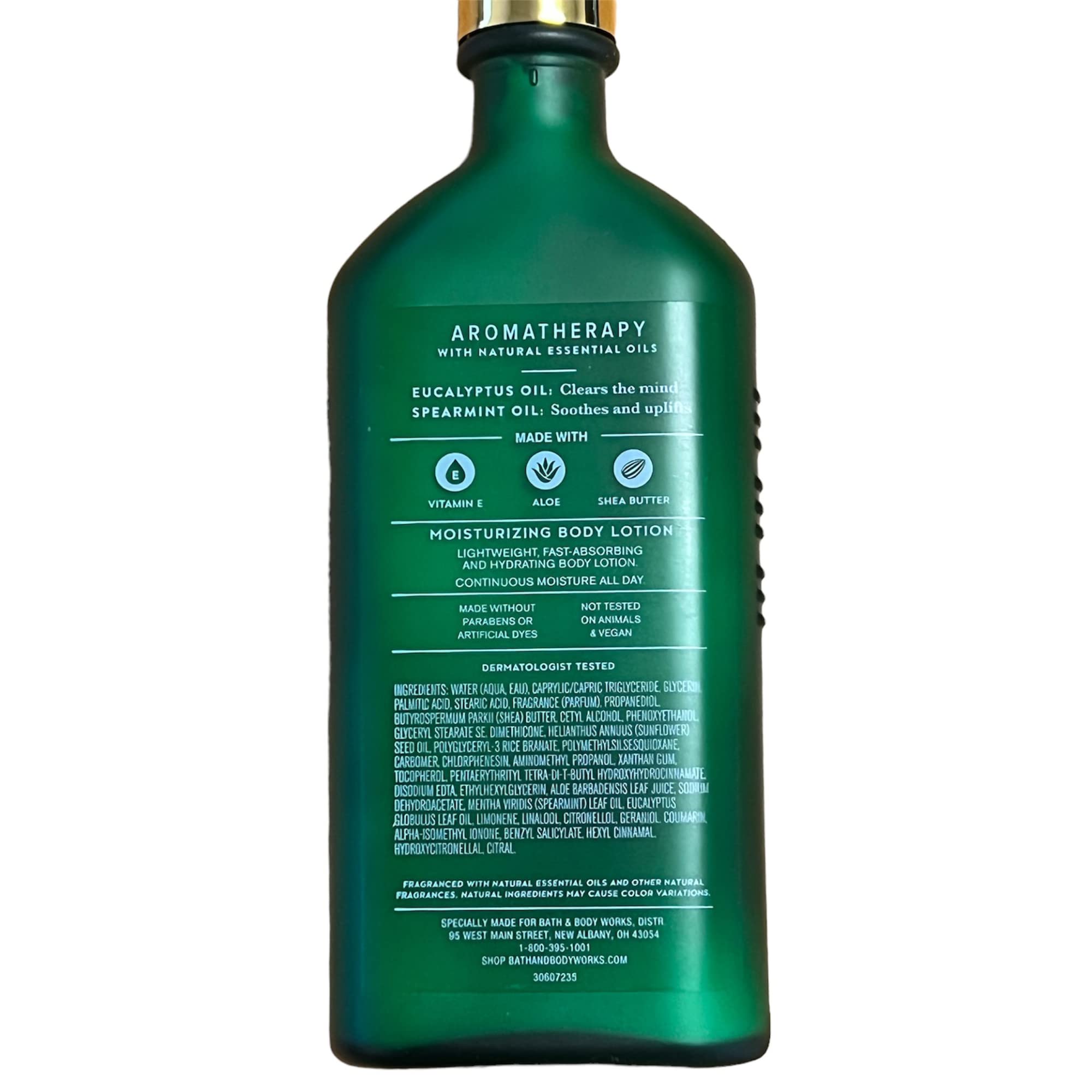 Bath & Body Works Stress Relief Eucalyptus Spearmint Gift Set - 2 Pack 6.5oz Moisturizing Body Lotion with Shea Butter & Vitamin E | Spa Day, Self Care, Relaxation Gift