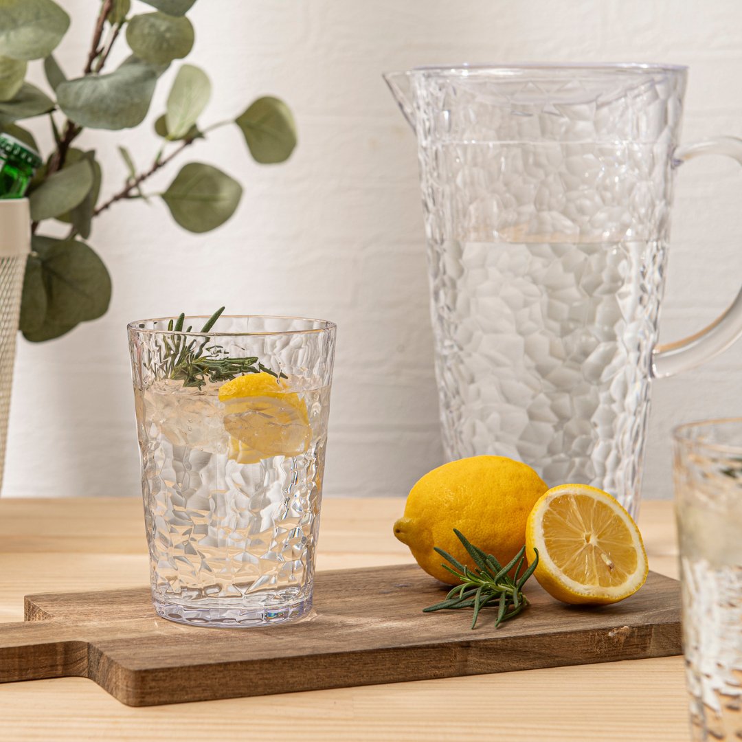 74oz ChillCraft Clear Pitcher - BPA Free Large Water Pitcher with Lid & Spout - Perfect for Iced Tea, Lemonade & Cold Brew Drinks at Home, Office or Outdoor Parties