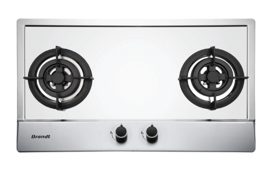 Brandt TG1782XPB 4-Burner Gas Cooktop - High-Efficiency Stainless Steel Stove for Modern Kitchens | Perfect for Home Cooking, Baking & Entertaining