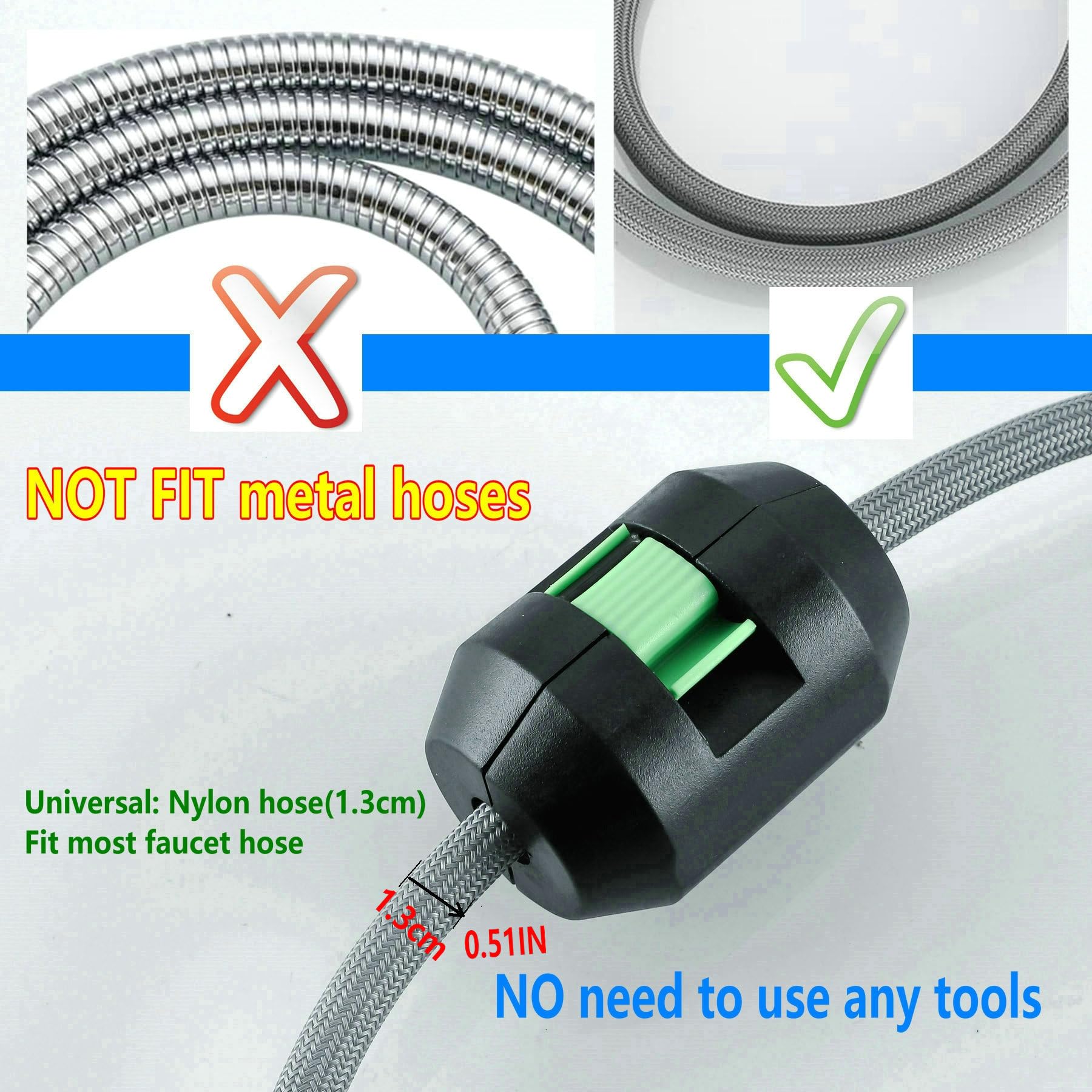 12.3OZ (0.77 LB) Universal Kitchen Sink Faucet Hose Weight - Pull Out Sprayer Replacement for Retractable & Pull Down Faucets - Perfect for Smooth Sprayer Operation in Home Kitchens