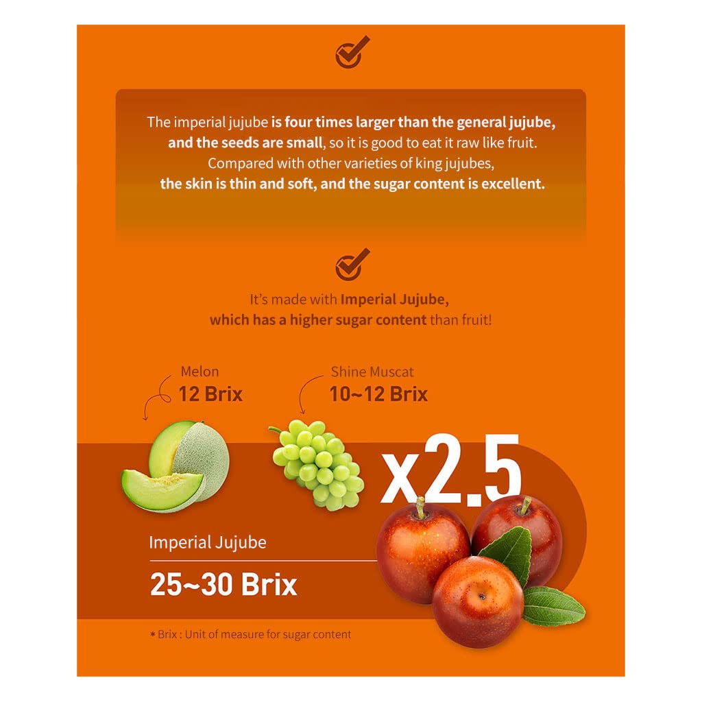 Premium DAVICHI FARM ME-TIME Imperial Jujube Juice - 30 Pack of 70ml Pouches | Organic Korean Red Date Drink for Energy Boost & Relaxation | Perfect for Office Snacks, Travel Refreshment & Wellness Routine