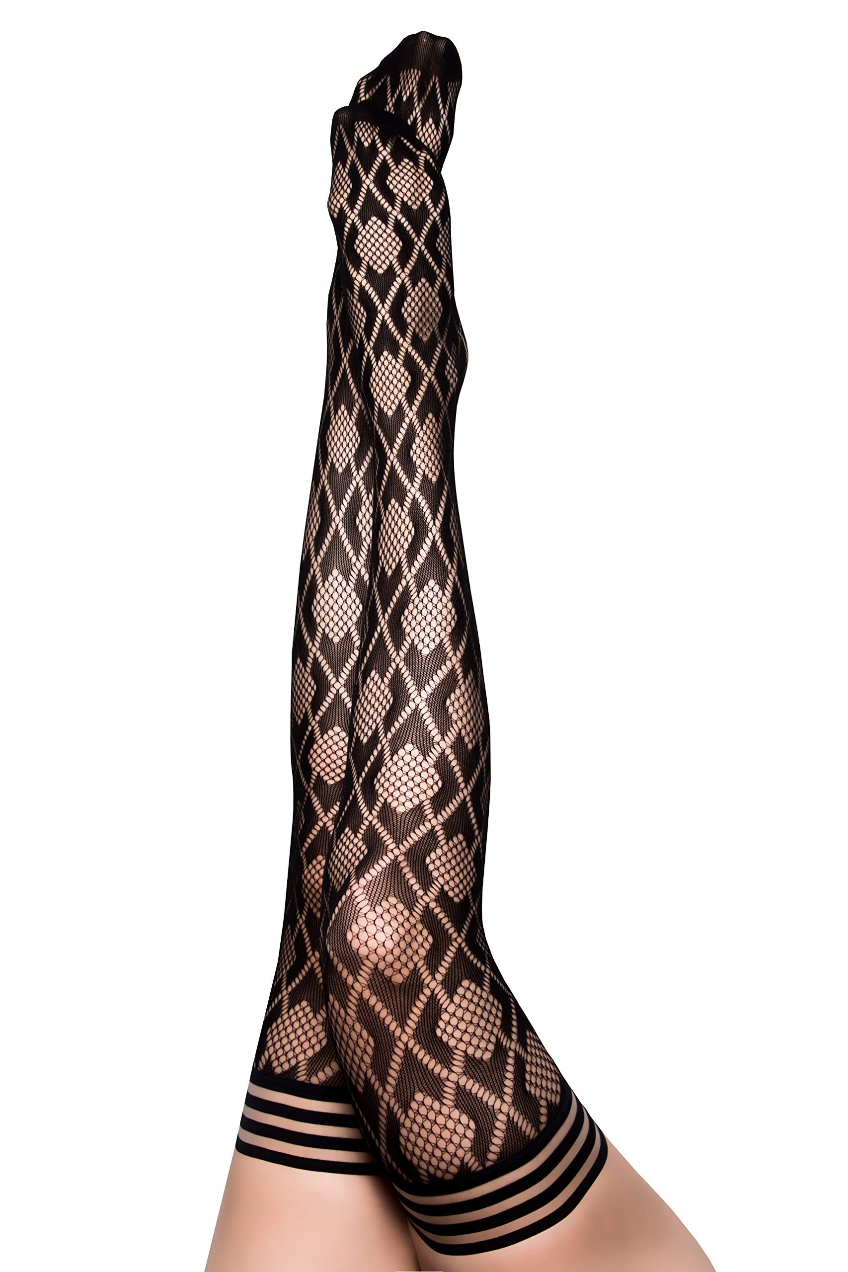 Kix'ies Women's Thigh High Stockings - Comfortable Maternity Lingerie & Pantyhose for Pregnancy | Perfect for Work, Date Night & Special Occasions