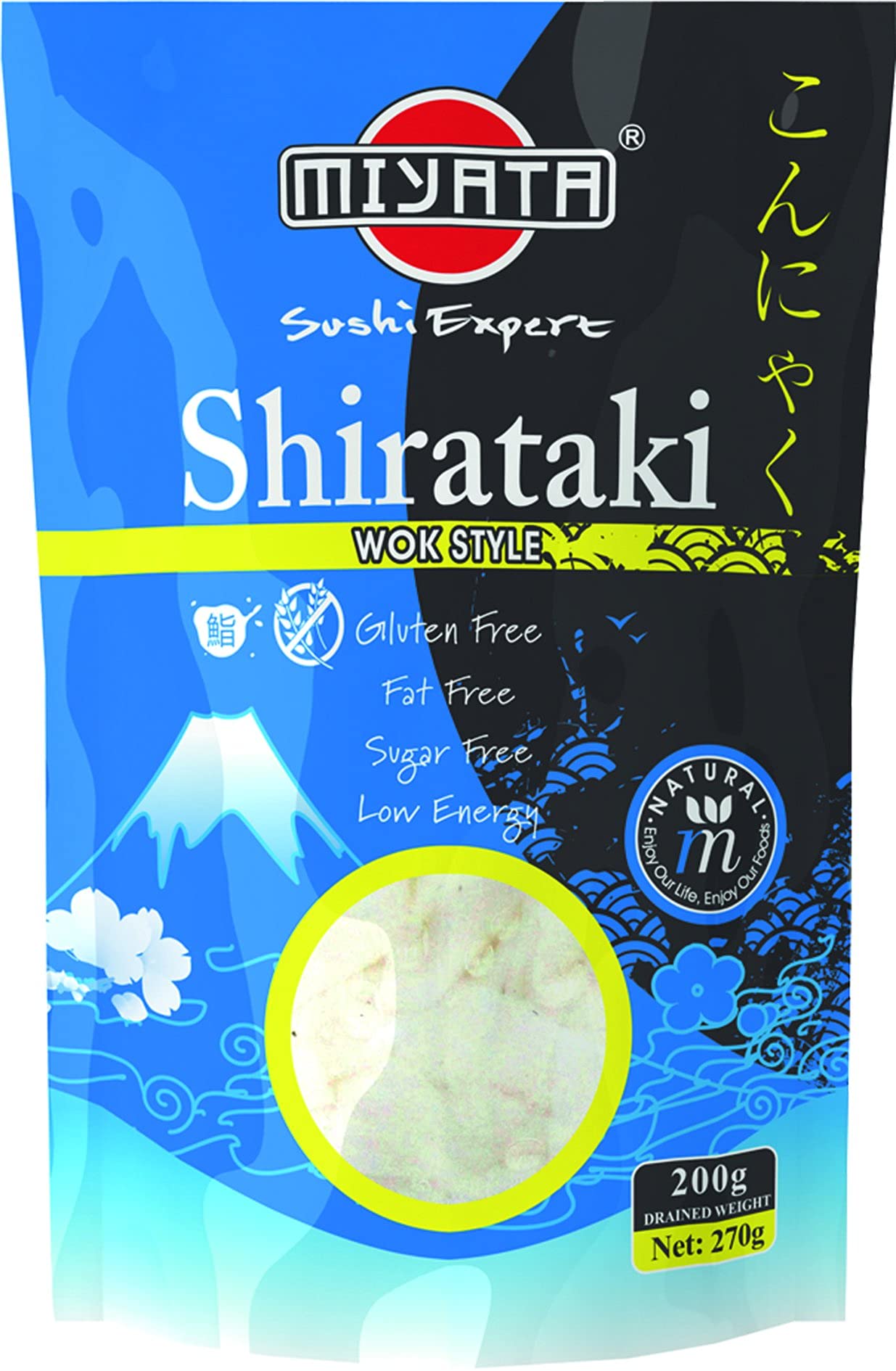 Yoaxia® 12-Pack Shirataki Konjac Noodles - 12x 270g/200g Low Carb Wok Noodles - Gluten Free Japanese Konnyaku Pasta - Perfect for Stir Fry, Keto Diet & Asian Cooking - Includes Free Lucky Charm Keychain