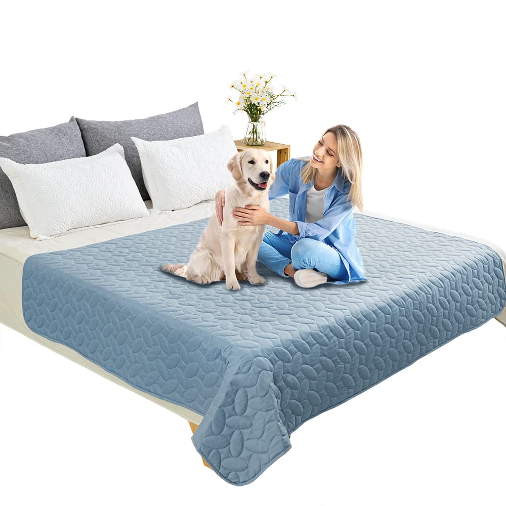 Ameritex Waterproof Pet Bed Cover - Soft Dog Blanket for Sofa, Furniture & Crate Protector | Washable, Non-Slip, Scratch-Resistant | Perfect for Indoor Dogs, Cats & Pets (New Pattern Design)