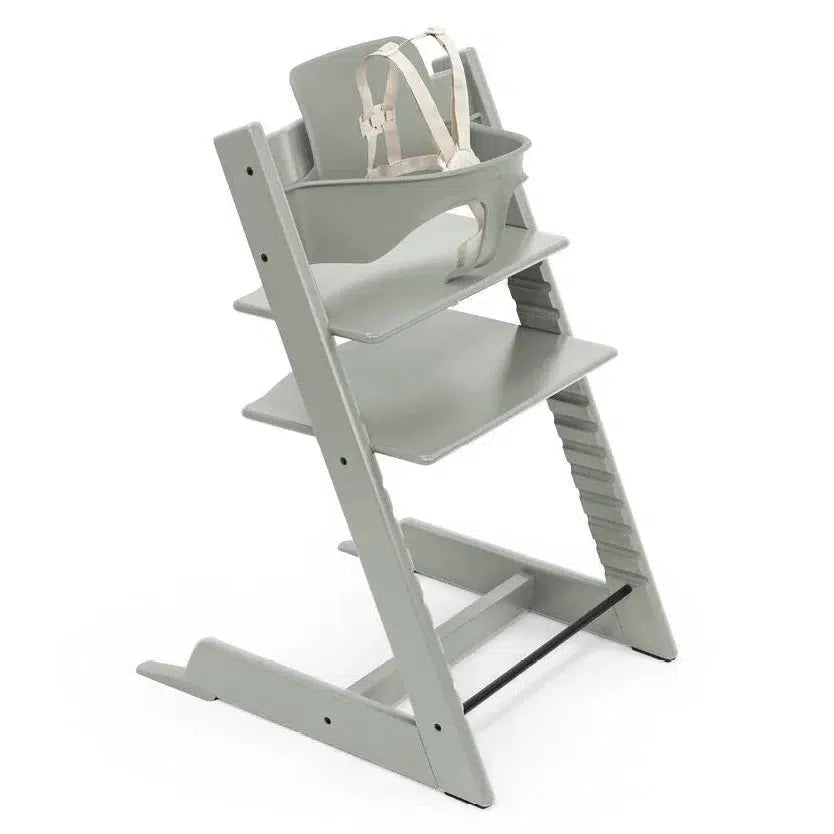 Stokke Tripp Trapp Baby High Chair Set² - Adjustable Ergonomic Design, Glacier Green | Perfect for Newborns to Toddlers | Ideal for Dining, Feeding & Playtime