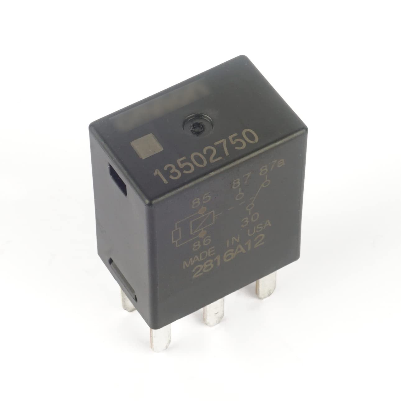 13502750 5-Pin Automotive Power Relay - High Performance 12V/24V DC Relay for Car, Truck, Motorcycle Electrical Systems - Perfect for Headlights, Fuel Pumps & Cooling Fans
