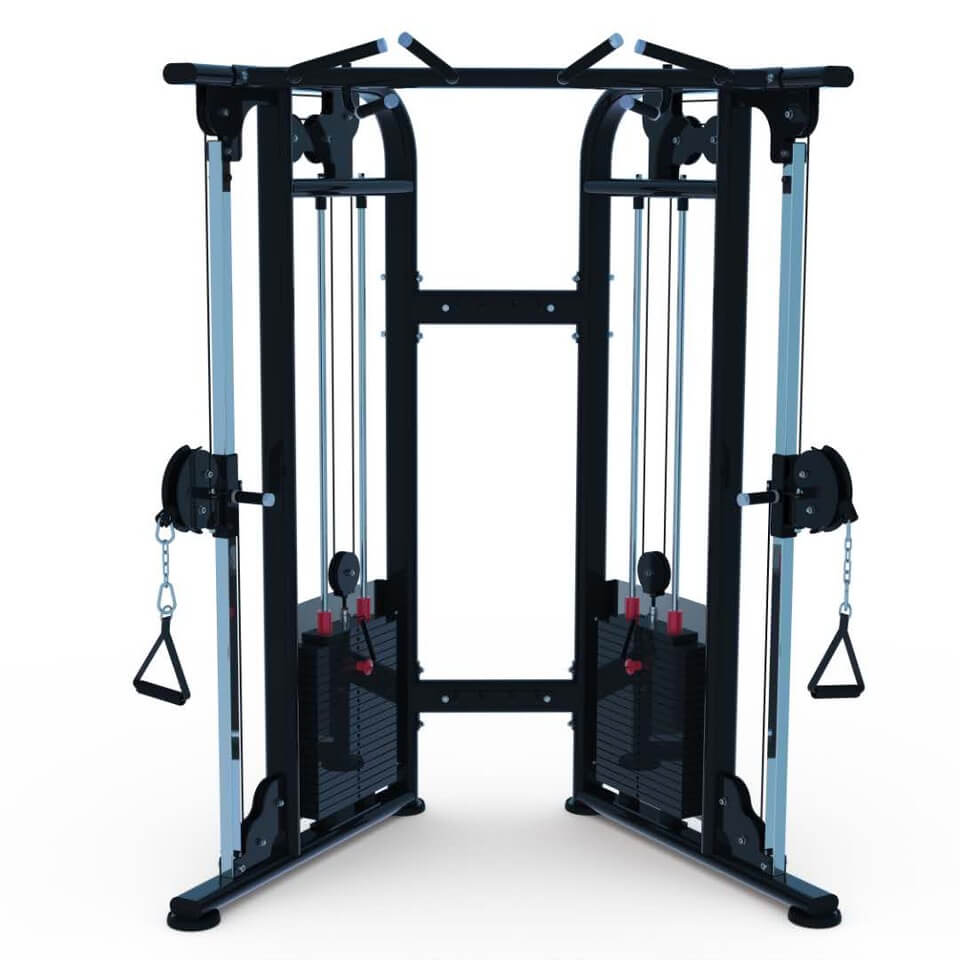 Muscle D Functional Trainer Gym Package - Premium Home Gym Equipment for Strength Training & Fitness | Perfect for Home Workouts, CrossFit & Personal Training