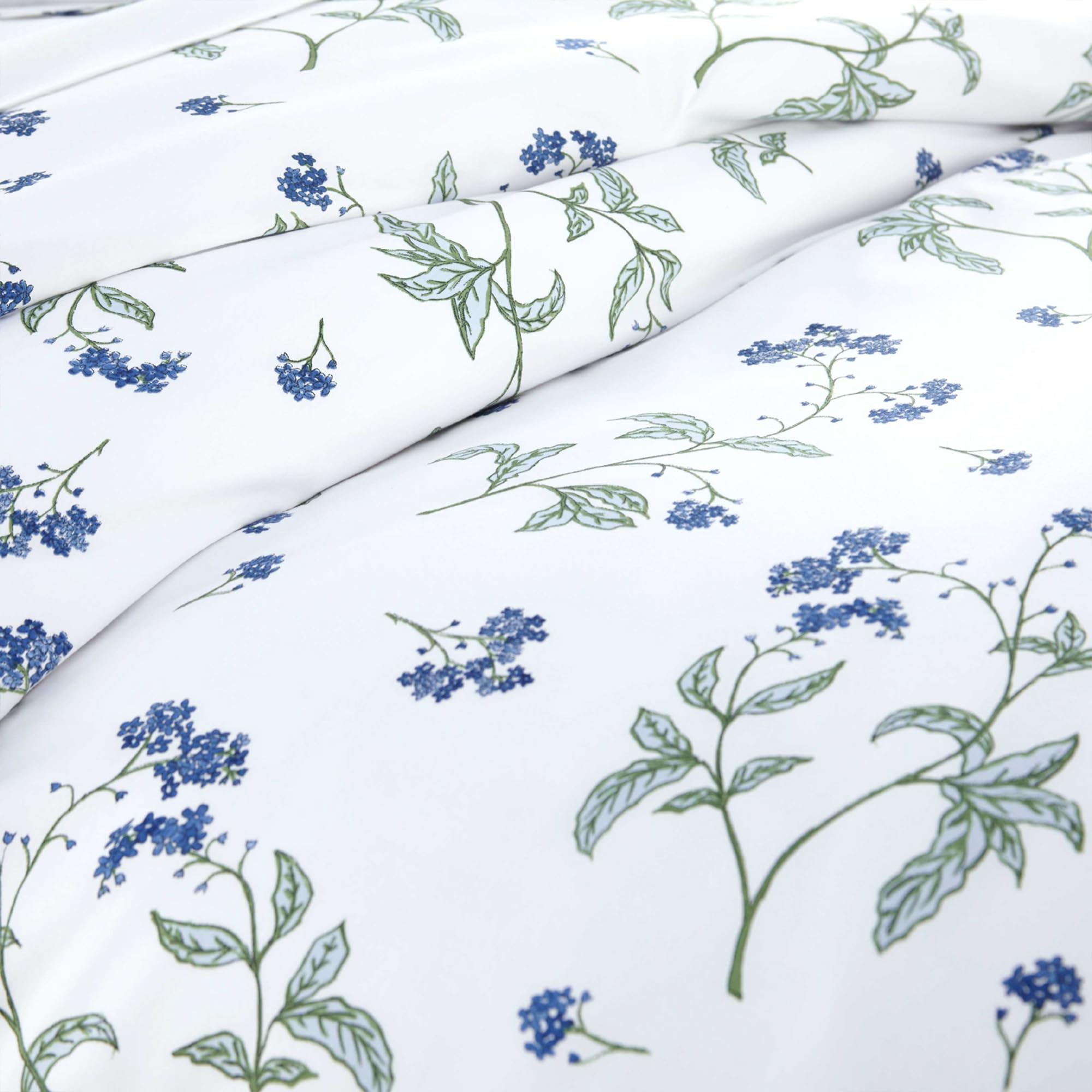 Premium 100% Cotton King Size Duvet Cover - 300 Thread Count Sateen Weave, Hotel Luxury Collection, California King Comforter Cover, Machine Washable, White - Perfect for Master Bedrooms & Guest Rooms