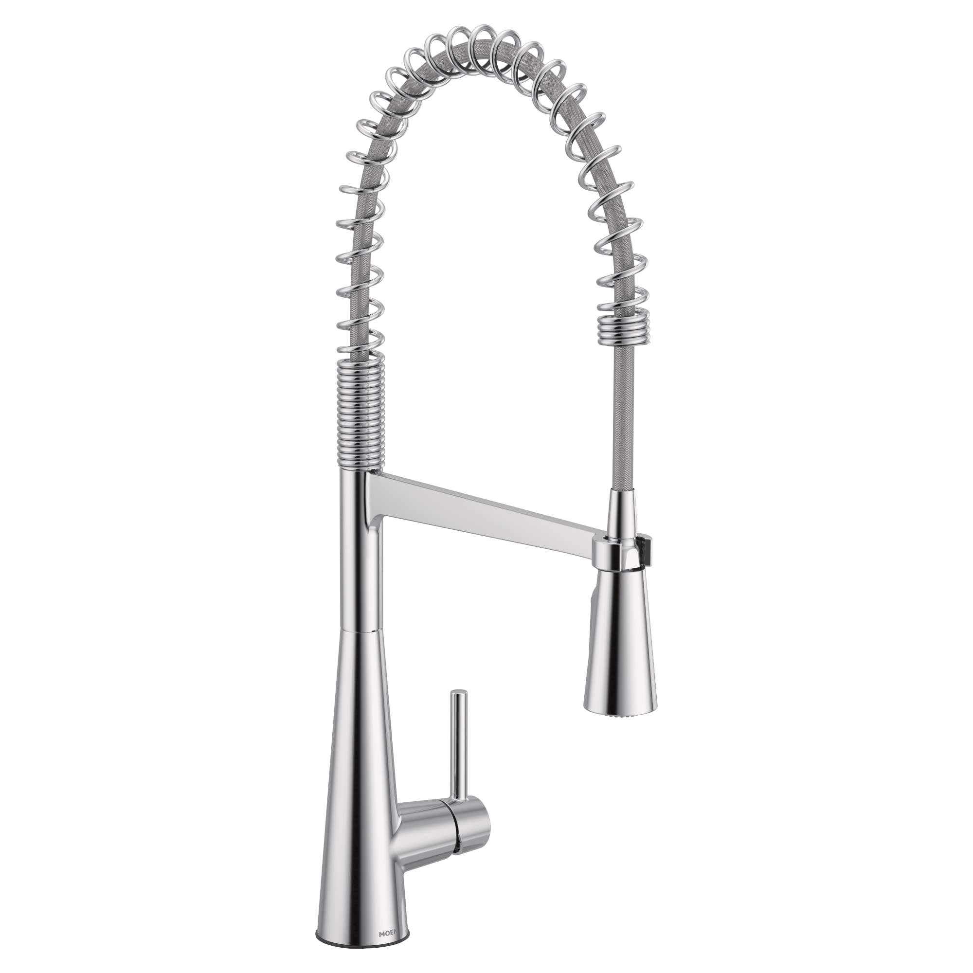 Moen 5925 Sleek One-Handle Pull-Down Kitchen Faucet with Power Boost Technology - Chrome Finish for Modern Kitchens | Perfect for Washing Dishes, Filling Pots & Daily Kitchen Tasks