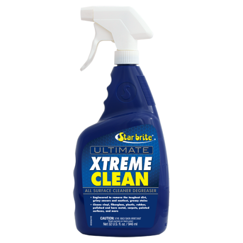 Star Brite 32oz Ultimate Xtreme Clean Spray - Heavy Duty Multi-Surface Cleaner for Marine, RV, Boat & Home Use - Removes Stains, Grease & Grime Easily