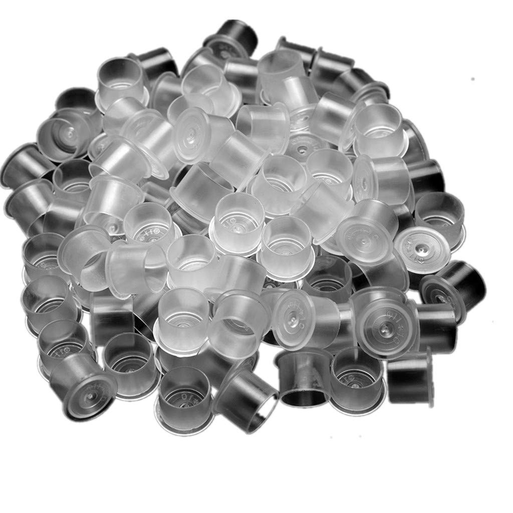 Premium Disposable Tattoo Ink Caps - Small/Medium/Large Sizes (1000Pcs) - Professional Pigment Cups for Tattoo Artists | Ideal for Tattoo Studios, Home Artists & Permanent Makeup