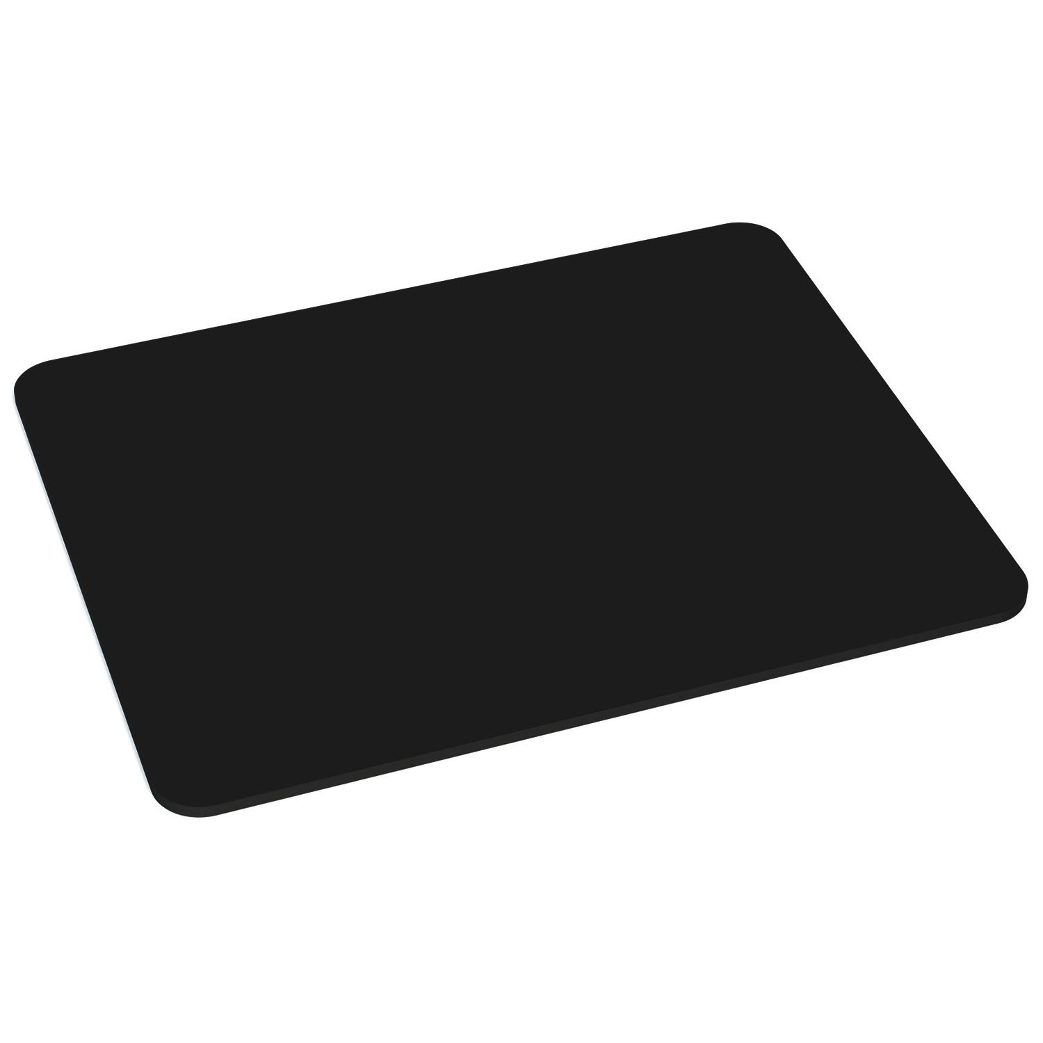 Premium Black Gaming Mouse Pad - Non-Slip Rubber Base, Smooth Surface for PC/Laptop/Office/Home Use, Ideal for Work & Gaming