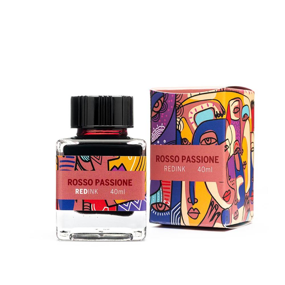 Leonardo Fountain Pen Ink Bottle (40ml) - Premium Calligraphy & Writing Ink for Fountain Pens, Ideal for Journaling, Letter Writing, and Artistic Projects