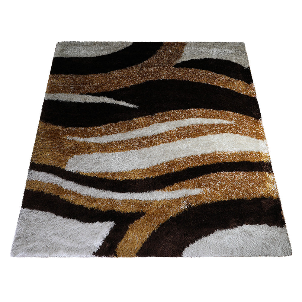 Hand Tufted Wool Area Rug - Soft & Durable Non-Slip Living Room Carpet - Perfect for Bedroom, Nursery, or Office Decor (5'x8', Beige)