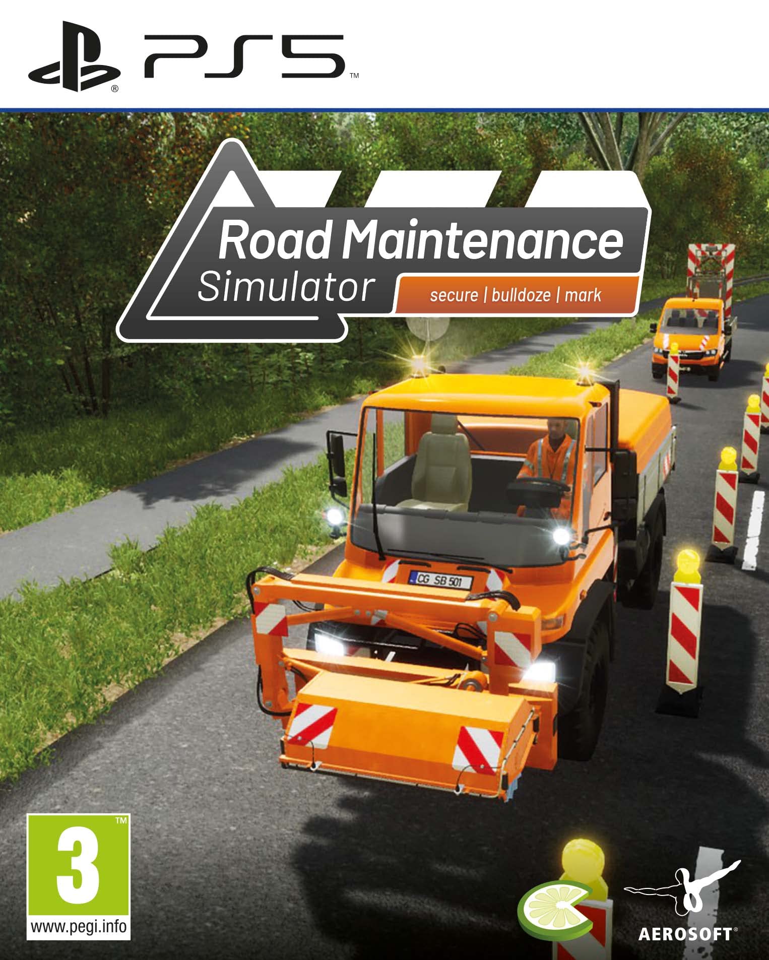 Road Maintenance Simulator Game for PS5 - Realistic Construction & Repair Simulation | Perfect for Construction Enthusiasts & Gamers