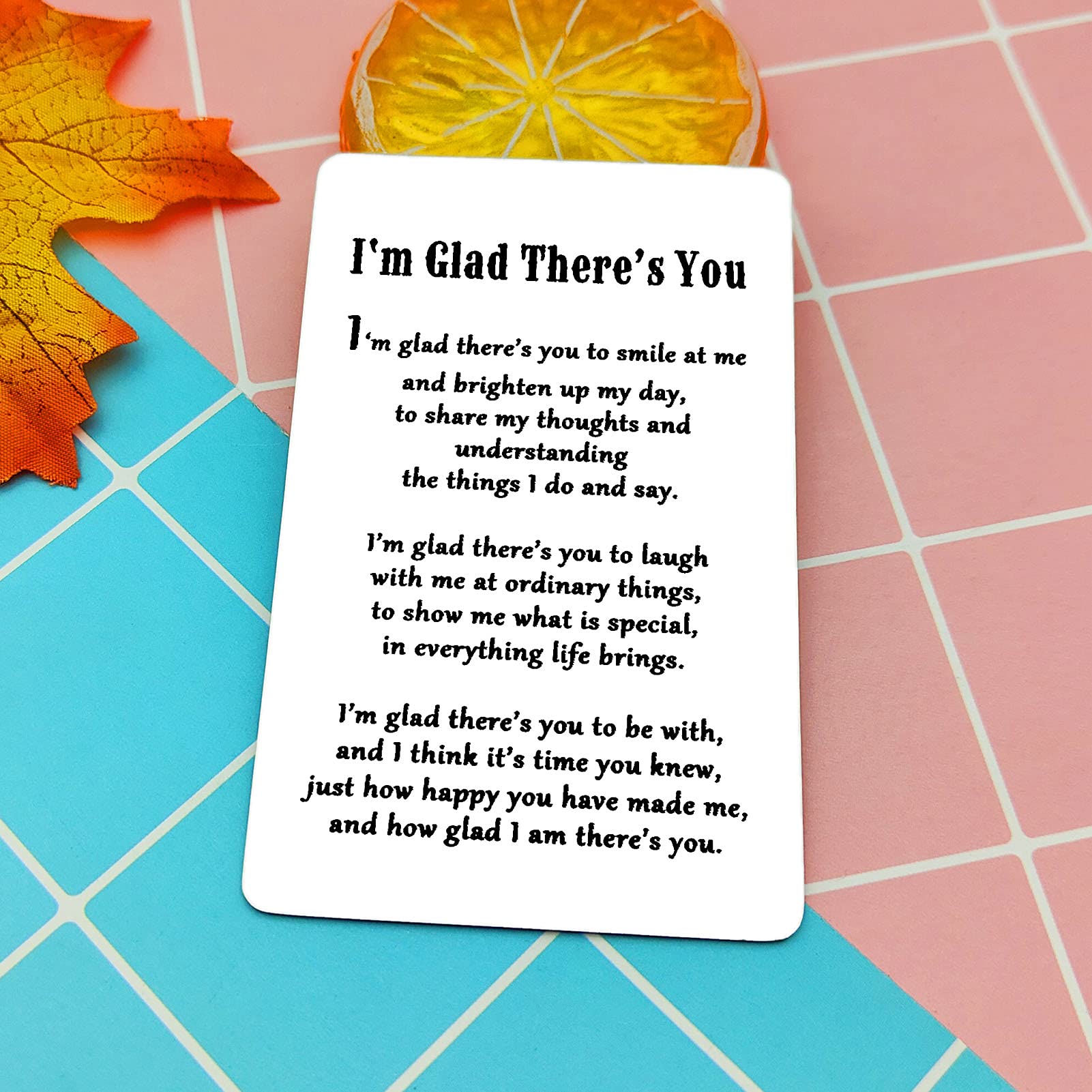 Personalized Engraved Wallet Card for Husband, Boyfriend & Best Friend - Custom Gift for Men & Women - Christmas, Wedding, Anniversary & Birthday Present - Perfect for Couples & Friendship Keepsakes - Great for Everyday Carry & Special Occasions