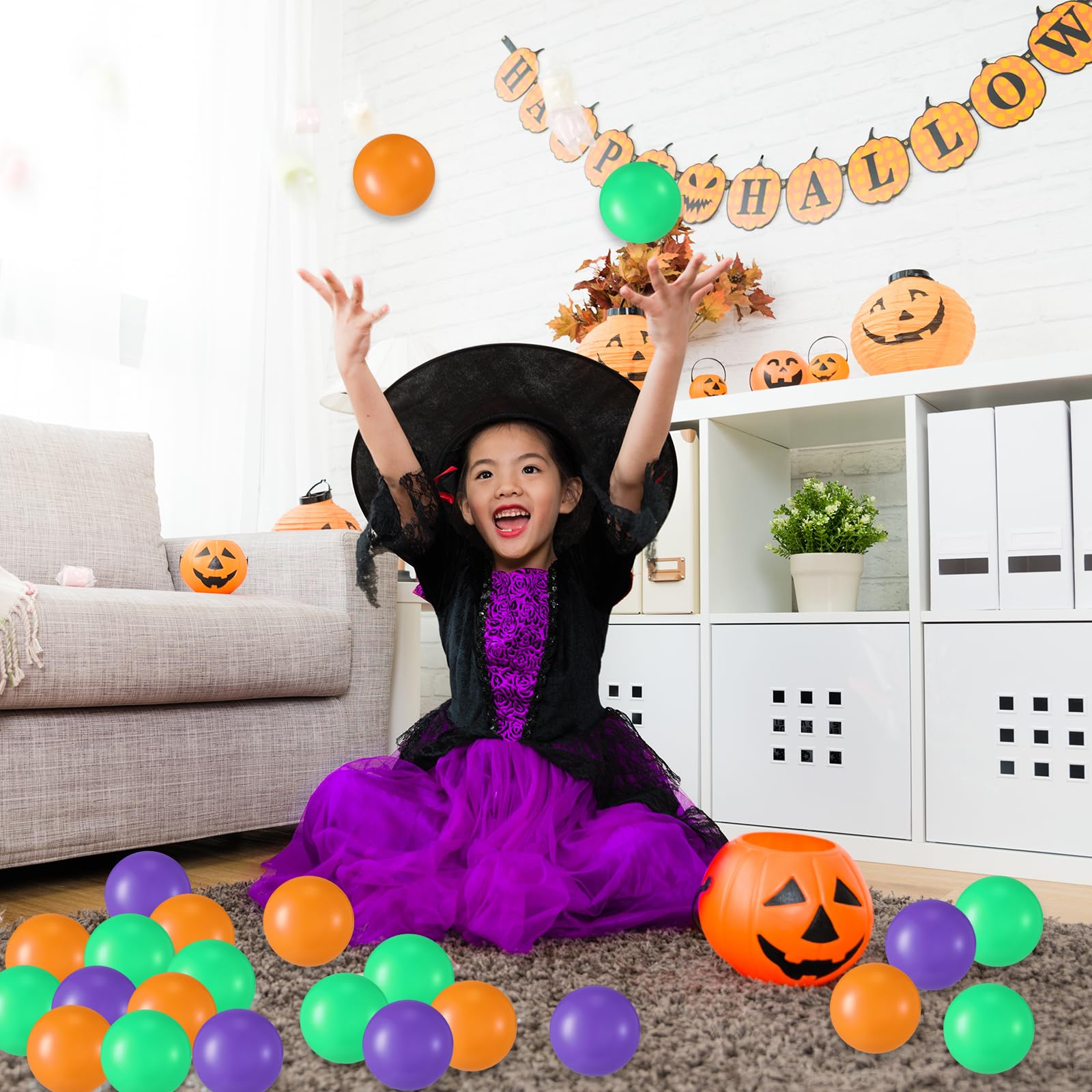 Shappy 180-Piece Soft Plastic Balls for Toddlers - Crush-Proof Ocean Balls for Kids Play, Reusable Photo Booth Props, Play Tent, Swimming Pool & Party Decorations - Perfect for Birthday Parties, Baby Showers & Indoor Playtime