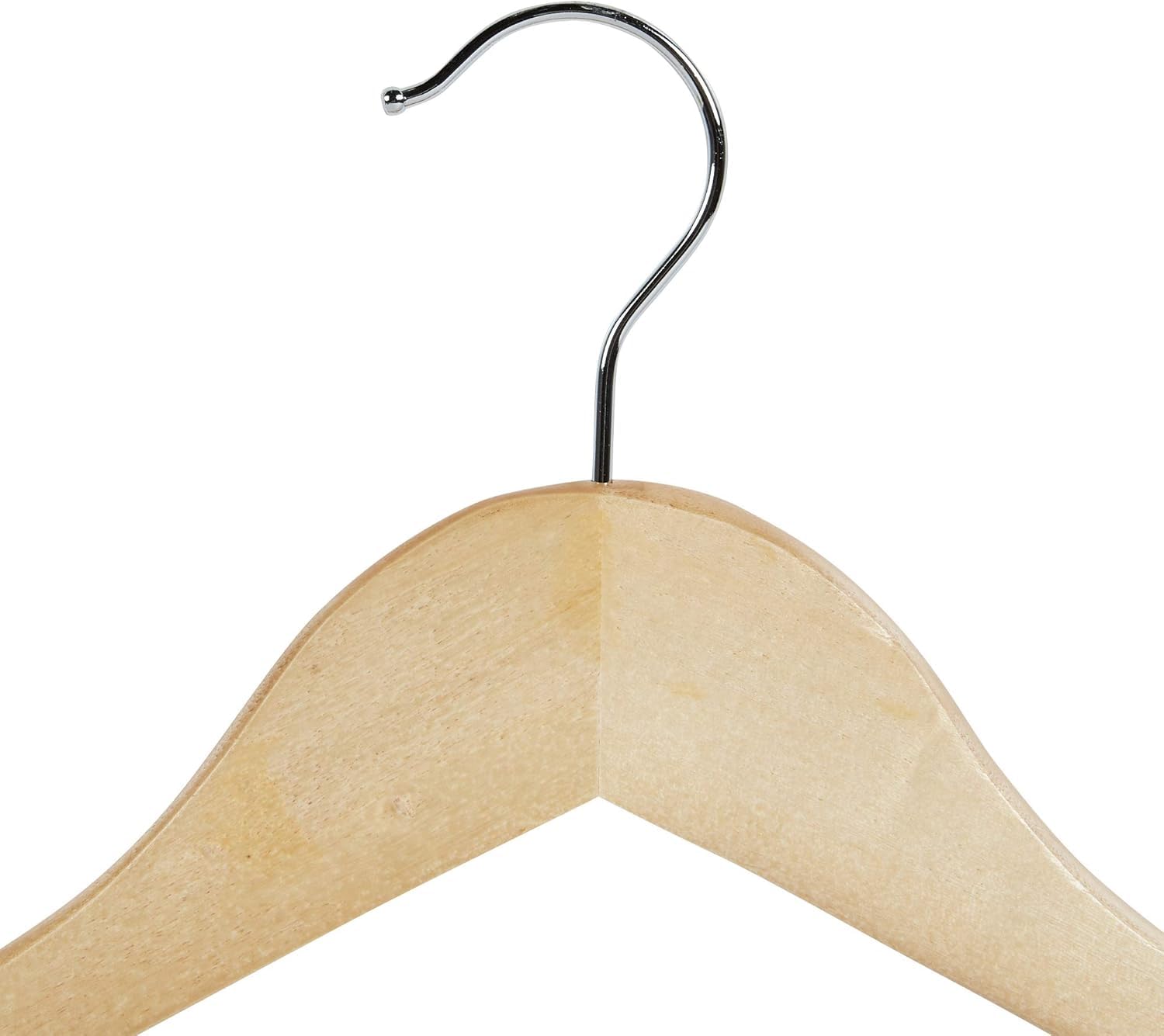 Premium 40-Pack ZENO Wooden Coat Hangers with 360° Rotating Hooks - Space Saving Closet Organizer for Jackets, Suits & Sweaters | Durable Round Trouser Bar & Shoulder Notches | Perfect for Home, Office & Retail Store Wardrobe Organization
