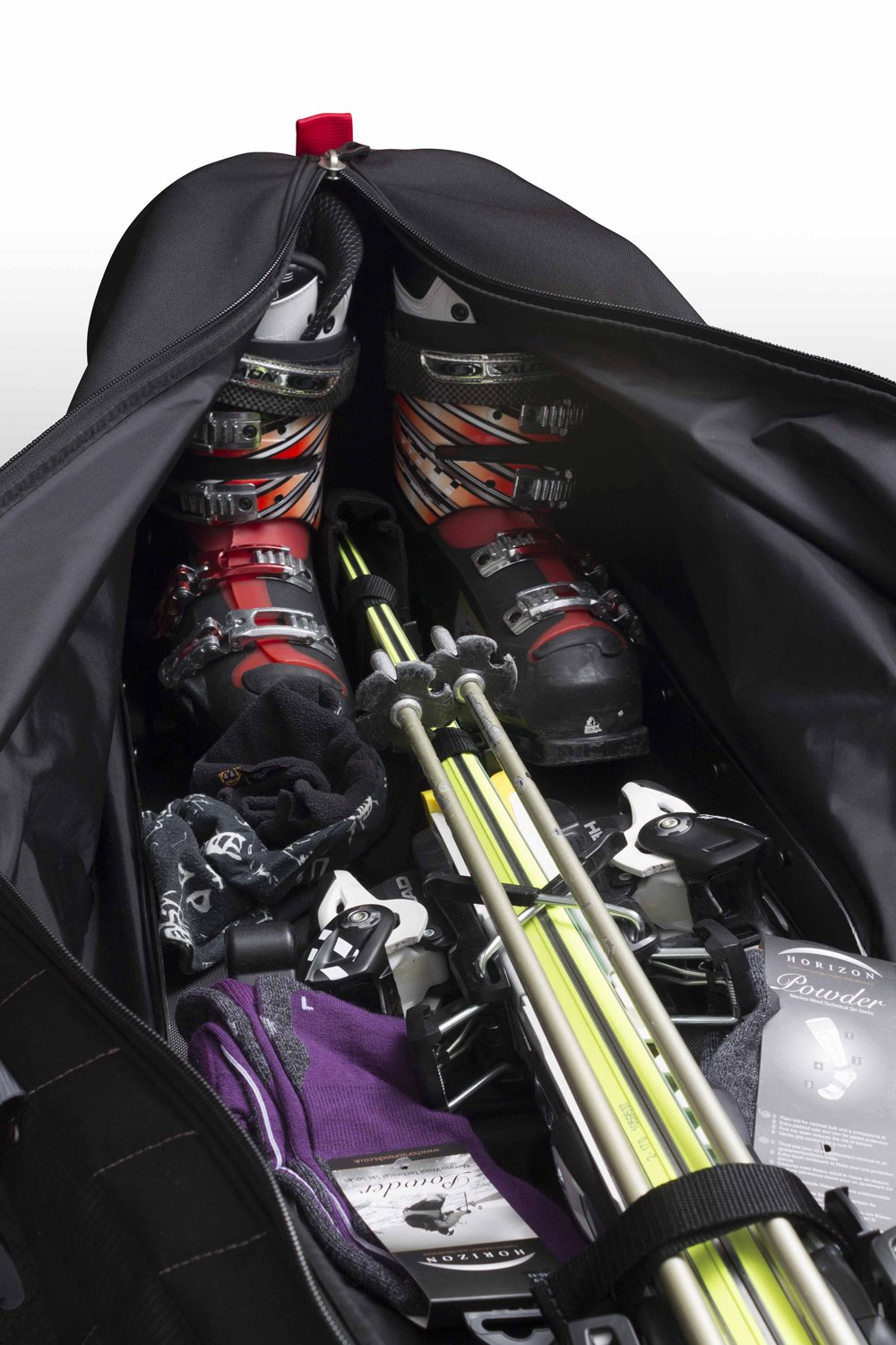 Sun Mountain Ski Glider Travel Cover - Waterproof Protective Case for Skis & Snowboards - Perfect for Air Travel & Winter Sports Storage