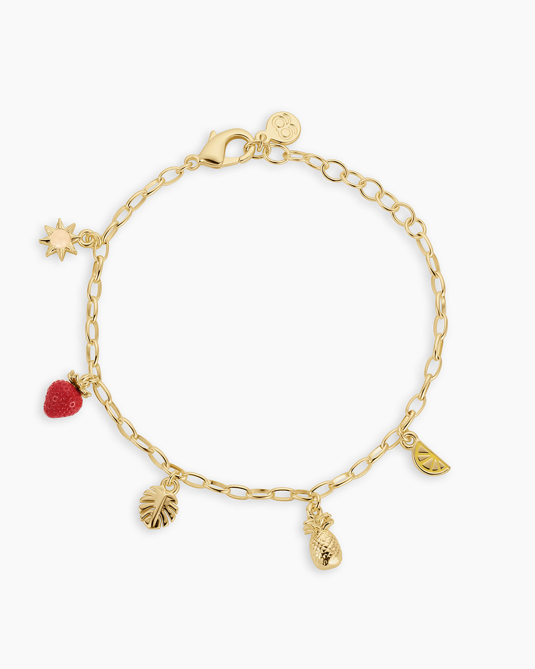Stylish Summer Mini Charm Bracelet for Women - Trendy Fashion Jewelry Gift for Girls, Teens & Adults - Perfect for Beach, Vacation & Everyday Wear