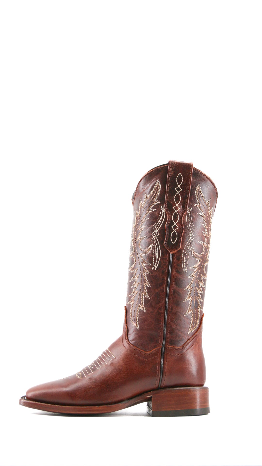 Marybeth Square Toe Cowgirl Boots for Women - Western Style Ankle Boots with Comfortable Leather Upper - Perfect for Rodeo, Country Dancing & Casual Outfits