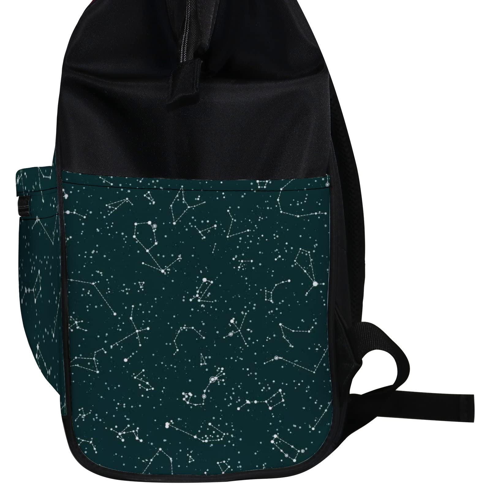 **Multifunctional Waterproof Diaper Backpack - Large Capacity Baby Nappy Bag with Constellation Design for Moms, Travel & Nursing (Ideal for Daycare, Outings & Air Travel)**
