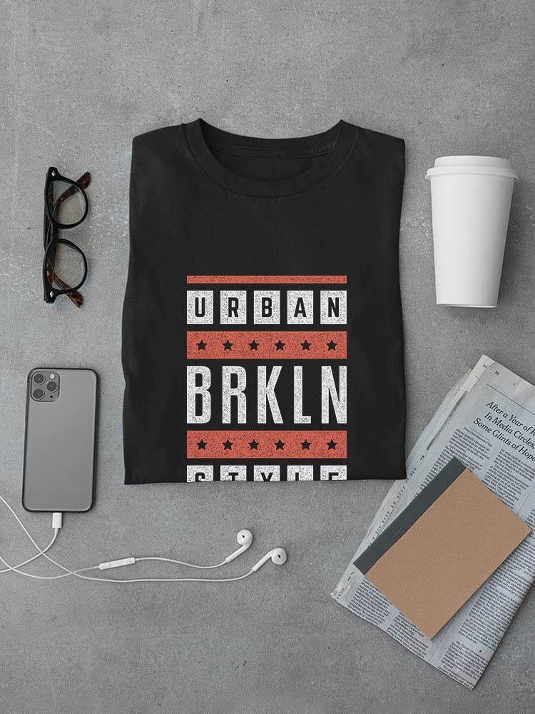 Red Urban Brooklyn T-Shirt for Men | Stylish Casual Wear for Everyday & Street Fashion