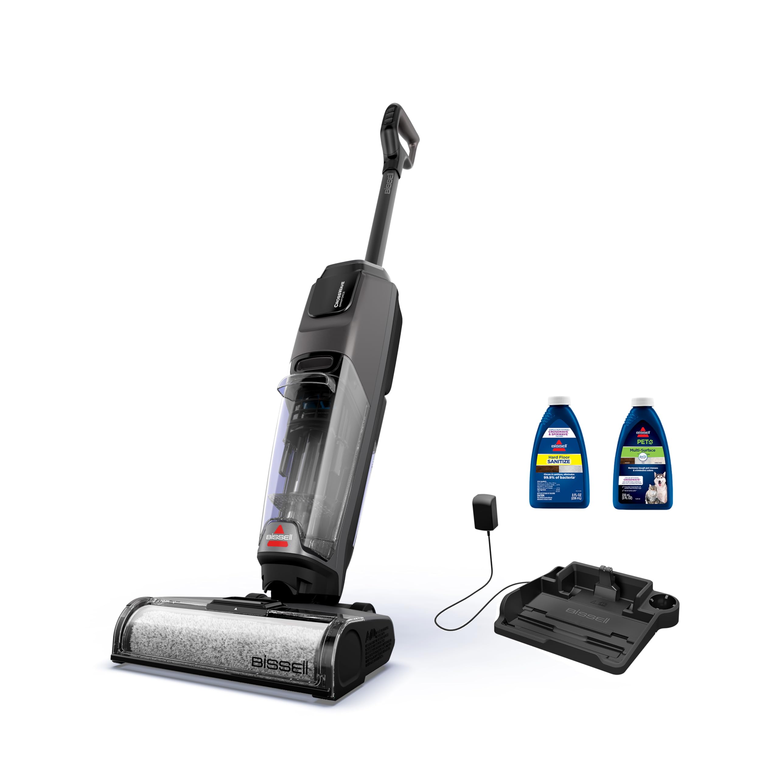 Bissell CrossWave OmniForce Cordless Wet Dry Multi-Surface Hard Floor Cleaner & Vacuum - 3882B | Powerful Cleaning for Tile, Hardwood & Laminate Floors | Ideal for Homes with Pets & Kids