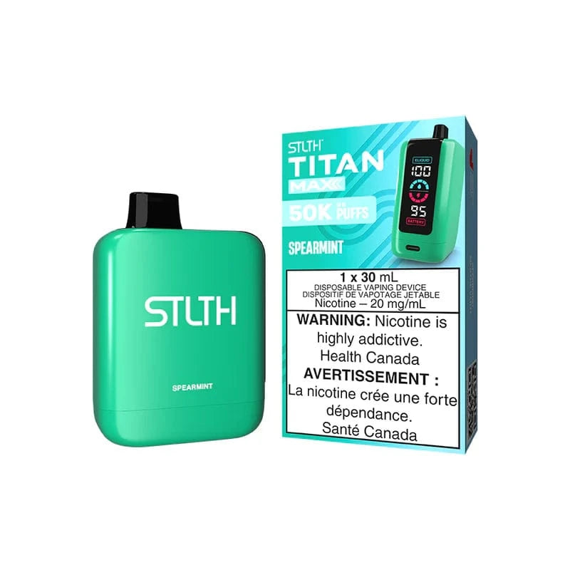 STLTH Titan MAX 50K Disposable Vape - 50000 Puffs, 30mL E-Liquid, Long-Lasting Vaping Device for Adults | Perfect for Travel, Parties & On-the-Go Use (Ontario)
