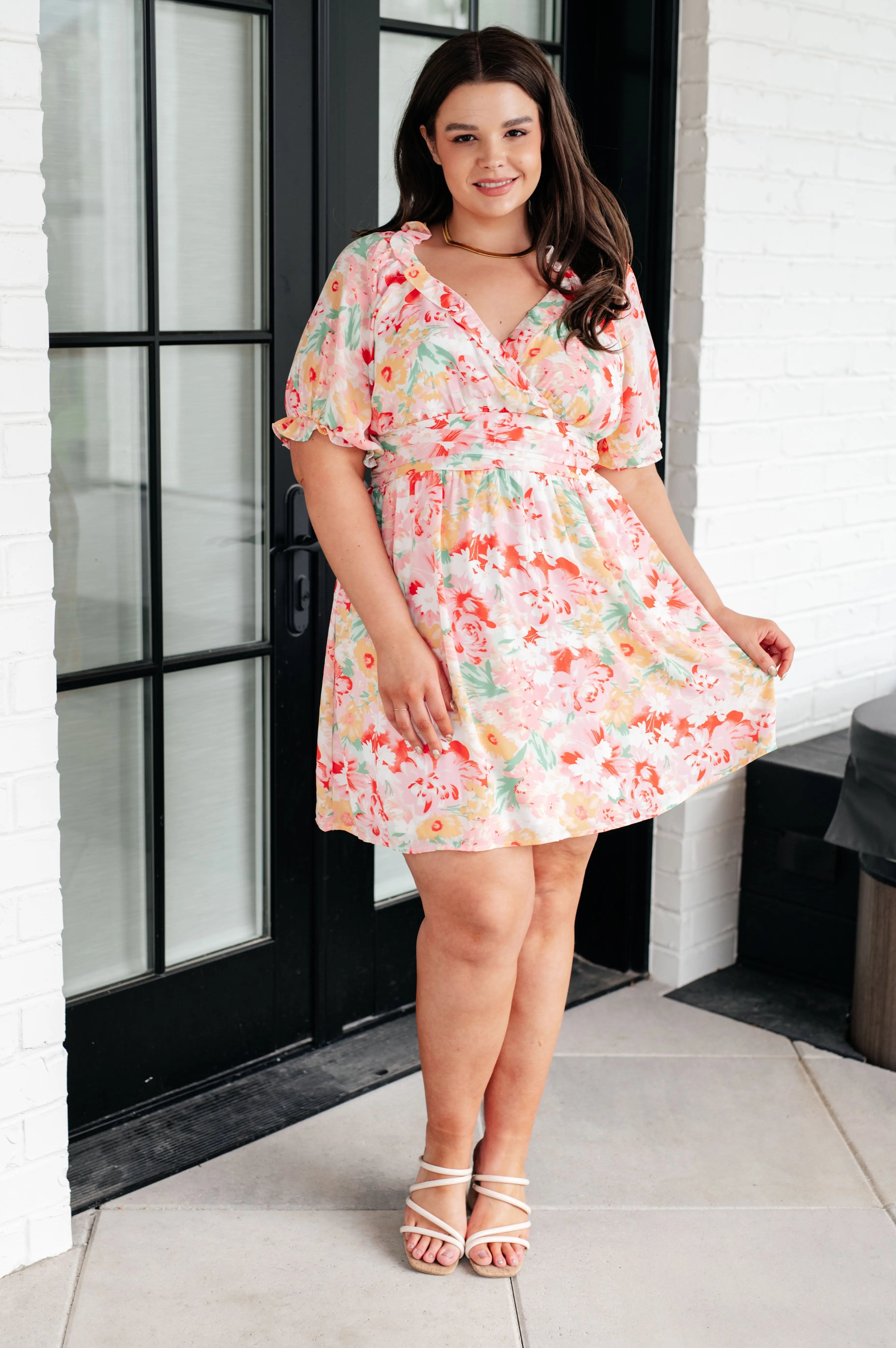 Unit Fancy Free Floral Dress for Women - Summer Boho Maxi Dress with Flowy Sleeves | Perfect for Beach Vacations, Garden Parties & Date Nights